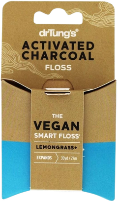 Vegan Activated Charcoal Floss (30 Yards)