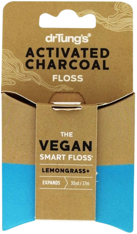 Vegan Activated Charcoal Floss (30 Yards)