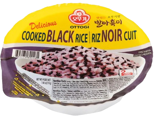 Cooked Black Rice