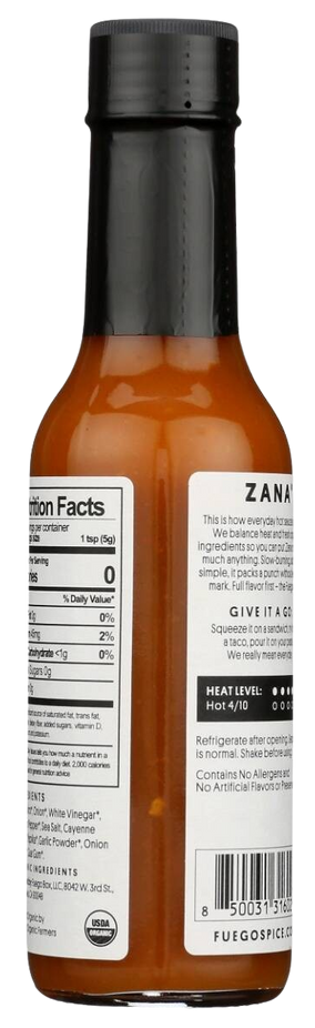 Zana Organic Hot Sauce