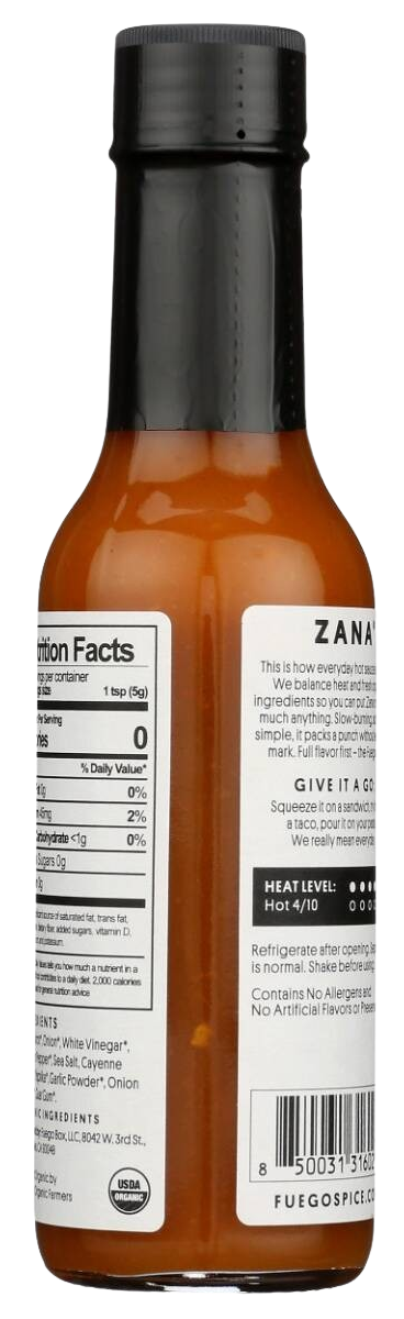 Zana Organic Hot Sauce