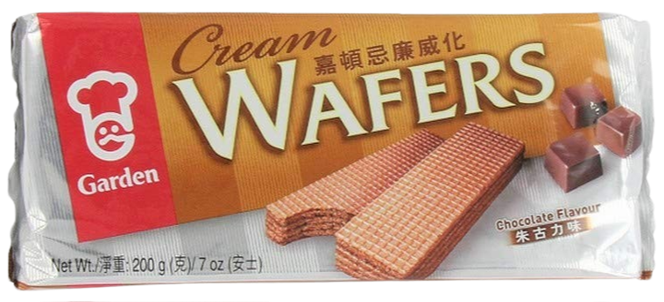 Chocolate Flavor Cream Wafers