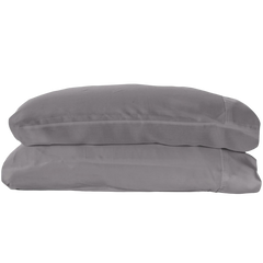 Woven Pillowcase Set in Feather (Queen)