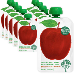 Apple Puree With Oat Fiber & Seeds + A Sprinkle of Cinnamon (10 Pack)
