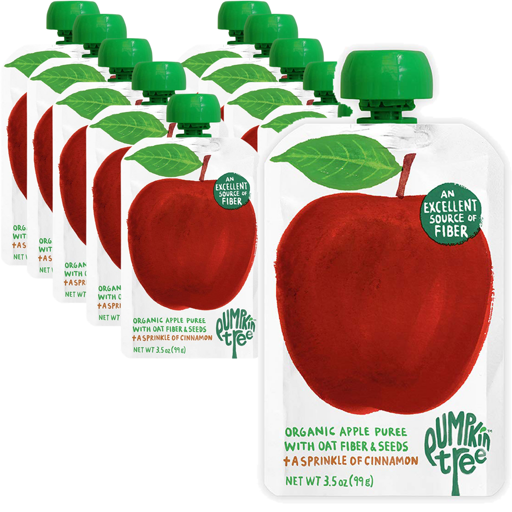 Pumpkin Tree Apple Puree With Oat Fiber & Seeds + A Sprinkle of ...
