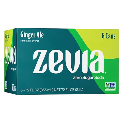 Ginger Ale Zero Sugar Soda (6 Pack)