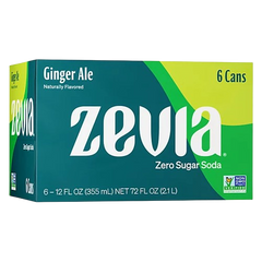 Ginger Ale Zero Sugar Soda (6 Pack)