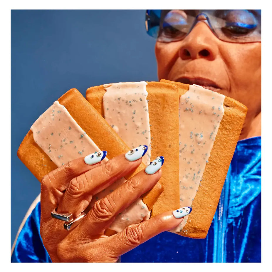 Protein Oozy Blueberry Toaster Pastries