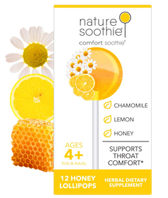 Comfort Soothie Honey Lollipops Lemon & Chamomile (12 CT)