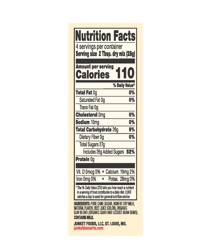 Ice Cream Mix Simply Strawberry