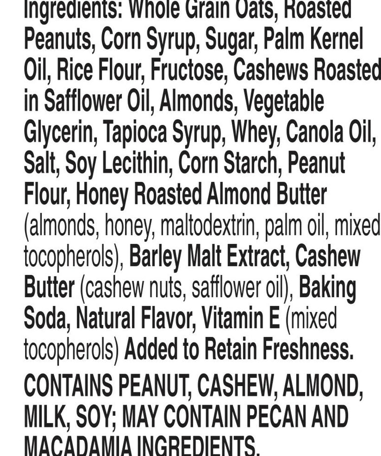 Sweet & Salty Chewy Nut Granola Bars - Roasted Mixed Nut (6 CT)