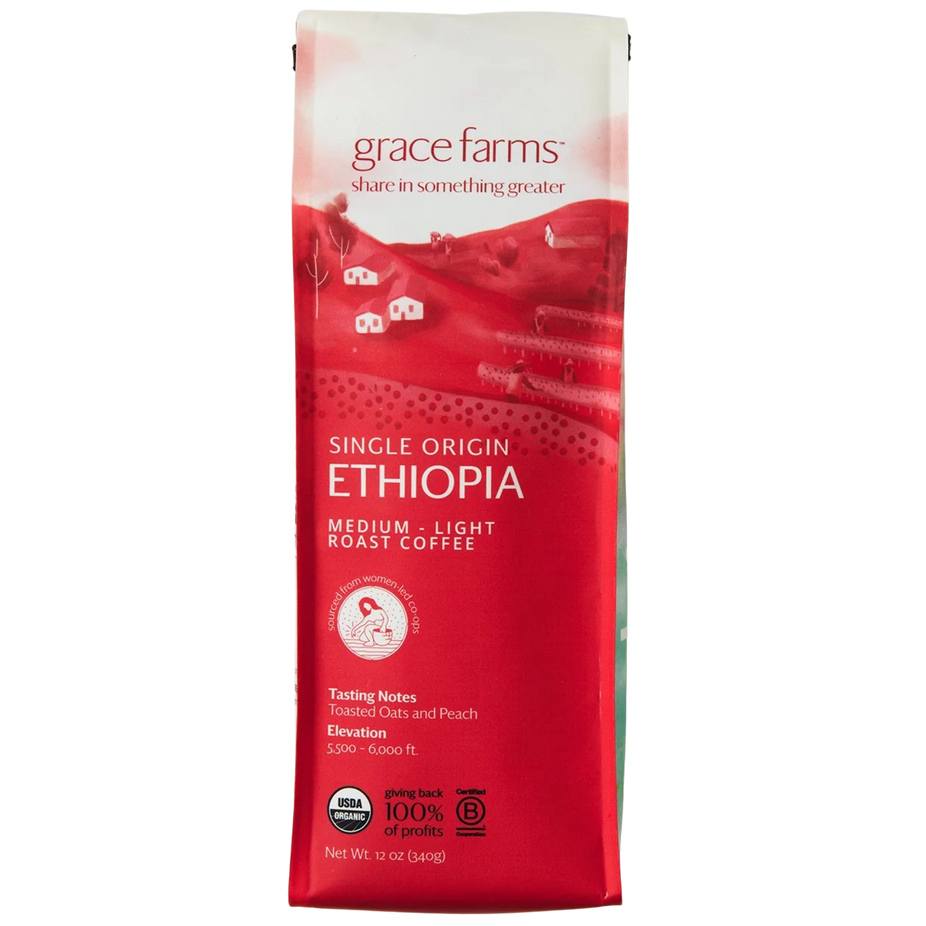 Single Origin Ethiopia Medium-Light Roast - Ground Coffee