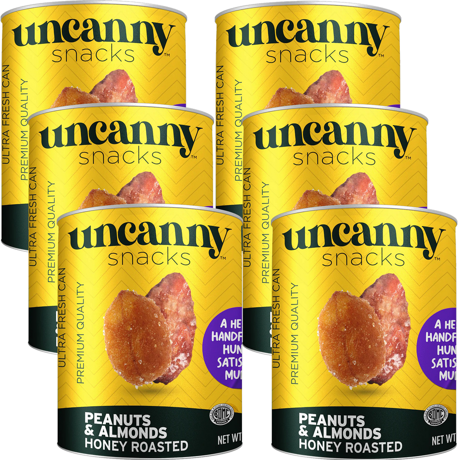 Peanuts & Almonds – Honey Roasted (6 Pack)