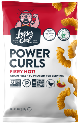 Fiery Hot Snack Curls