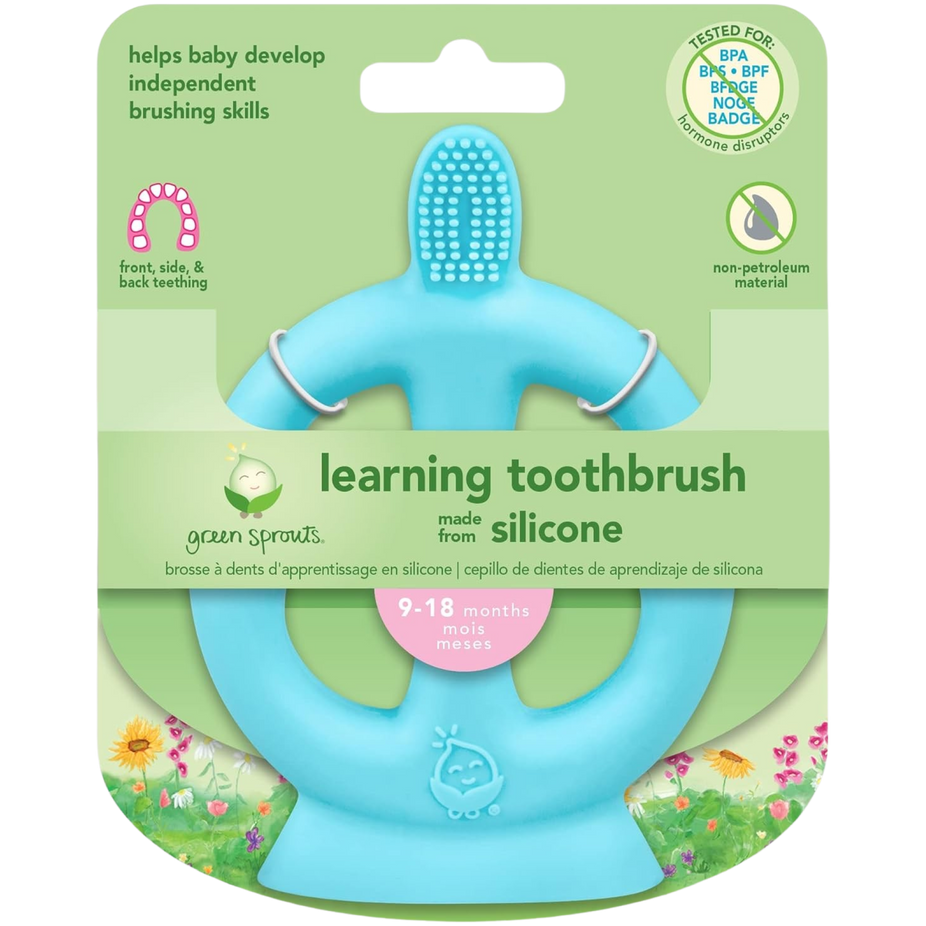 Learning Toothbrush - Aqua - 9-18 Months