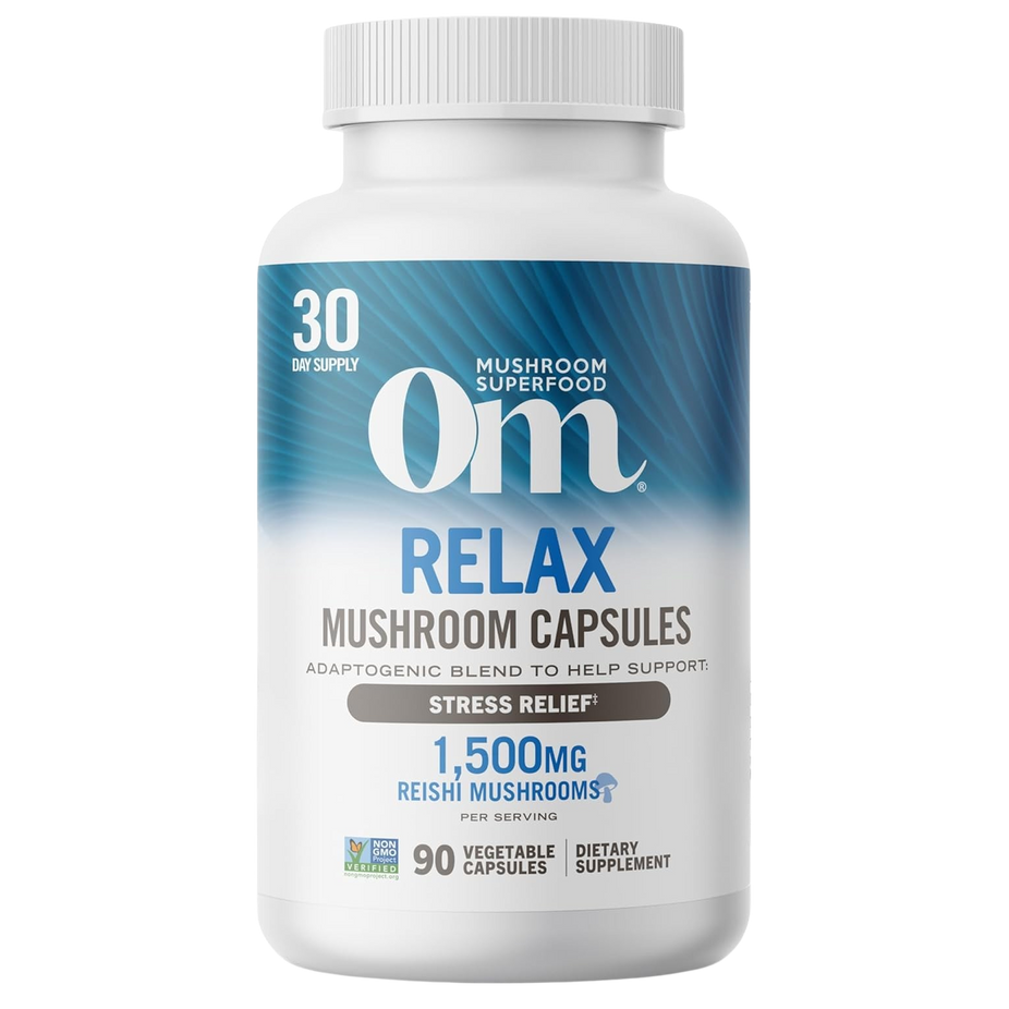 Relax Mushroom Superfood Daily Boost Capsules (90 CT)