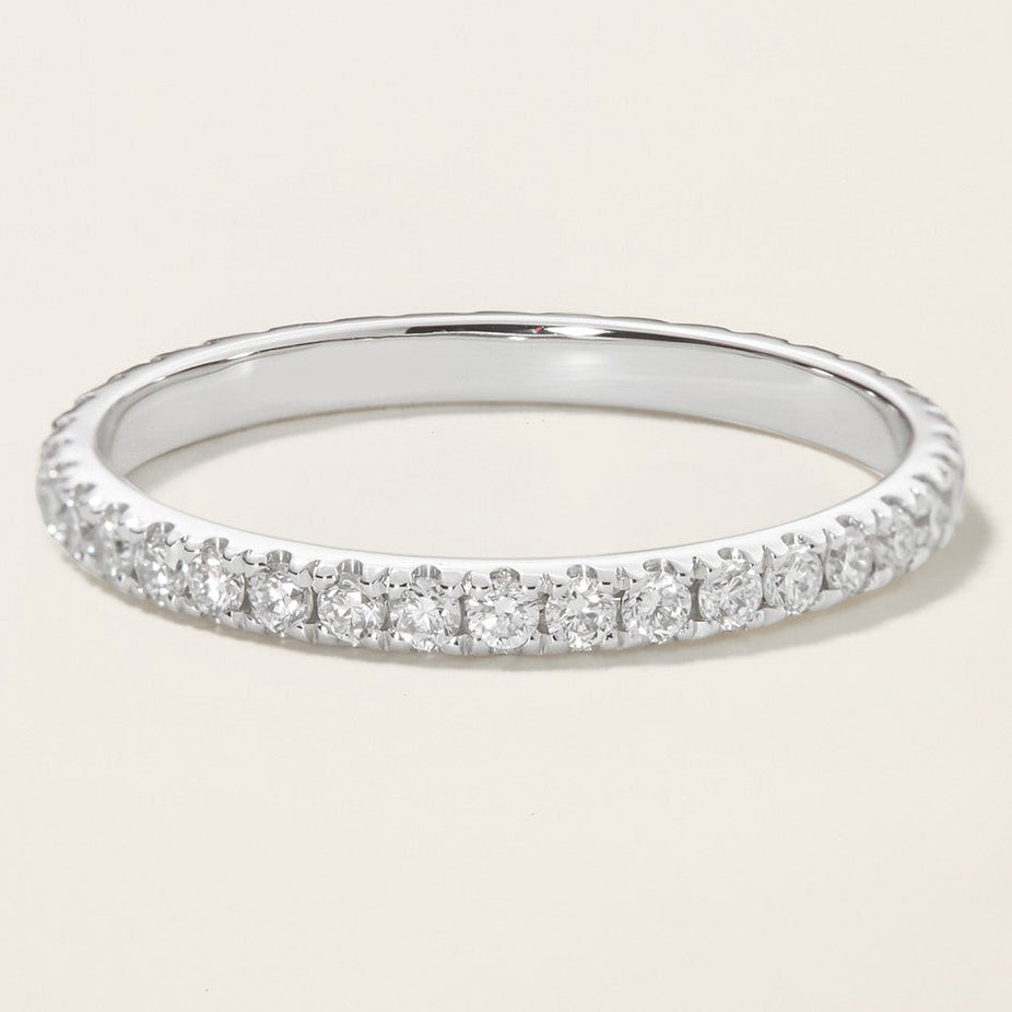 14k Solid Gold Diamond Eternity Band