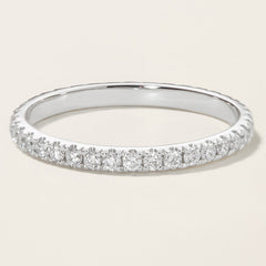 14k Solid Gold Diamond Eternity Band