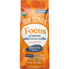 Organic Dark Roast Cold Brew Ground Coffee With Lion's Mane & Chaga