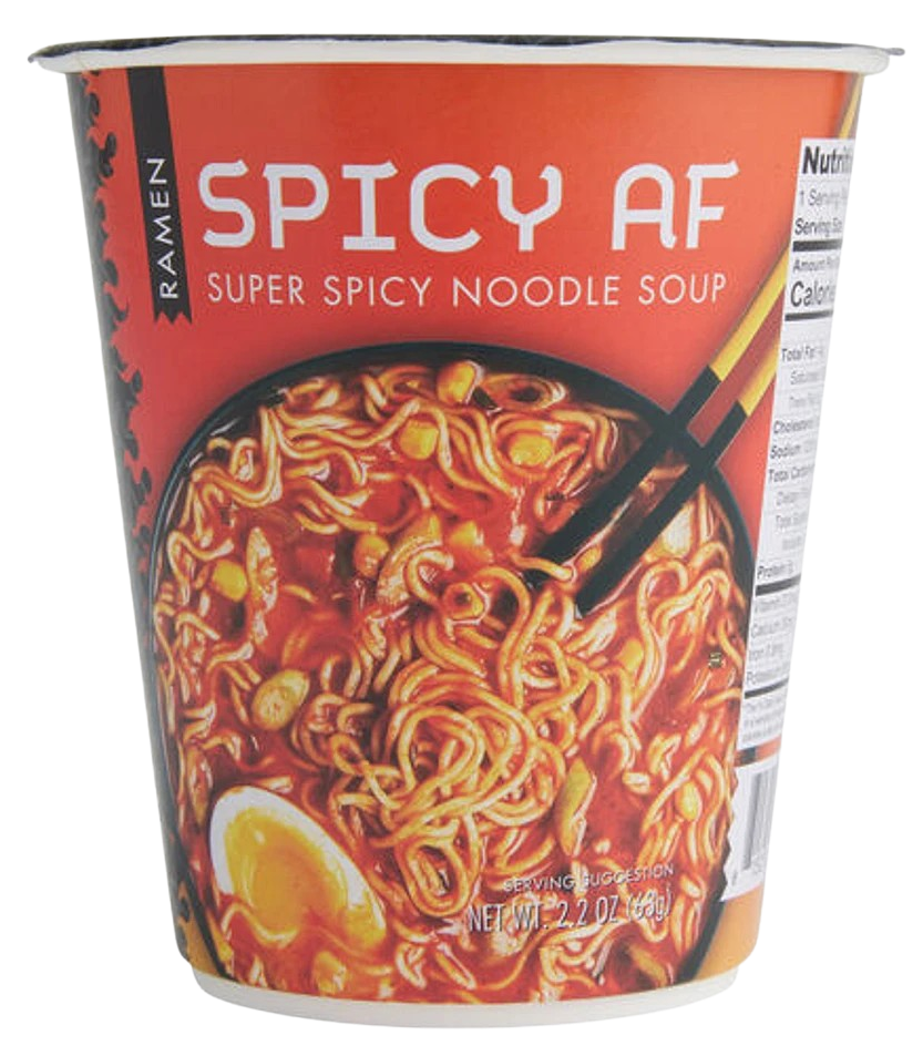 Spicy AF Ramen Noodle Soup Cup (6 Pack)