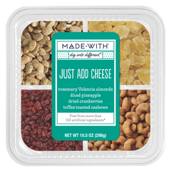 Almonds, Pineapple, Cranberries, Toffee Roasted Cashews Quad