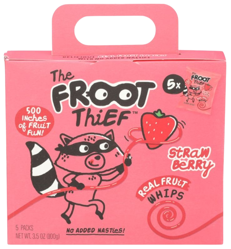The Froot Thief Strawberry Real Fruit Whips (5 Packs)