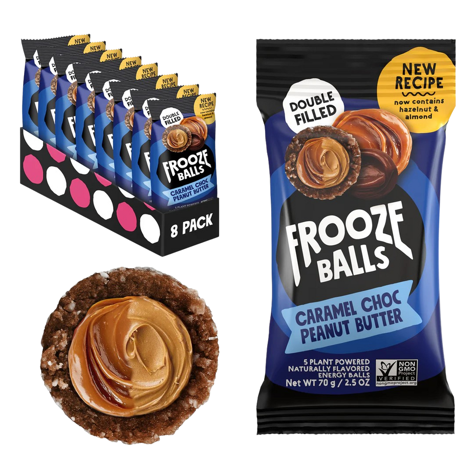 Caramel Choc Peanut Butter (8 Pack)