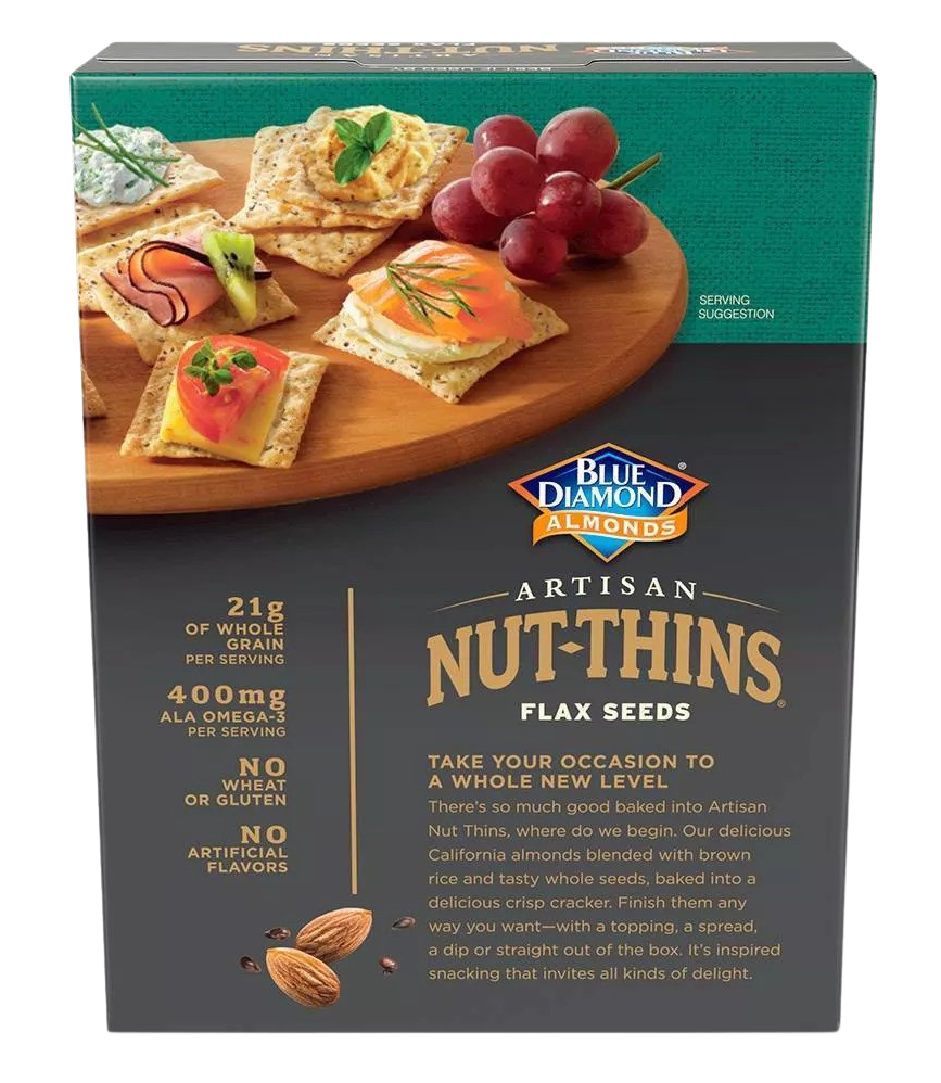 Artisan Nut Thins Flax Seeds Cracker