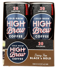 Black and Bold Cold Brew Coffee (4 Pack)