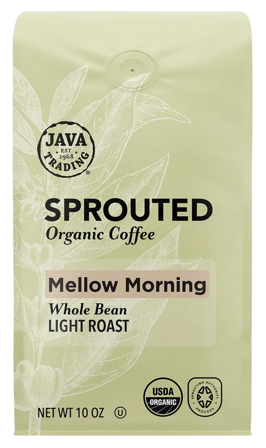 Organic Light Roast Whole Bean Coffee, Mellow Morning