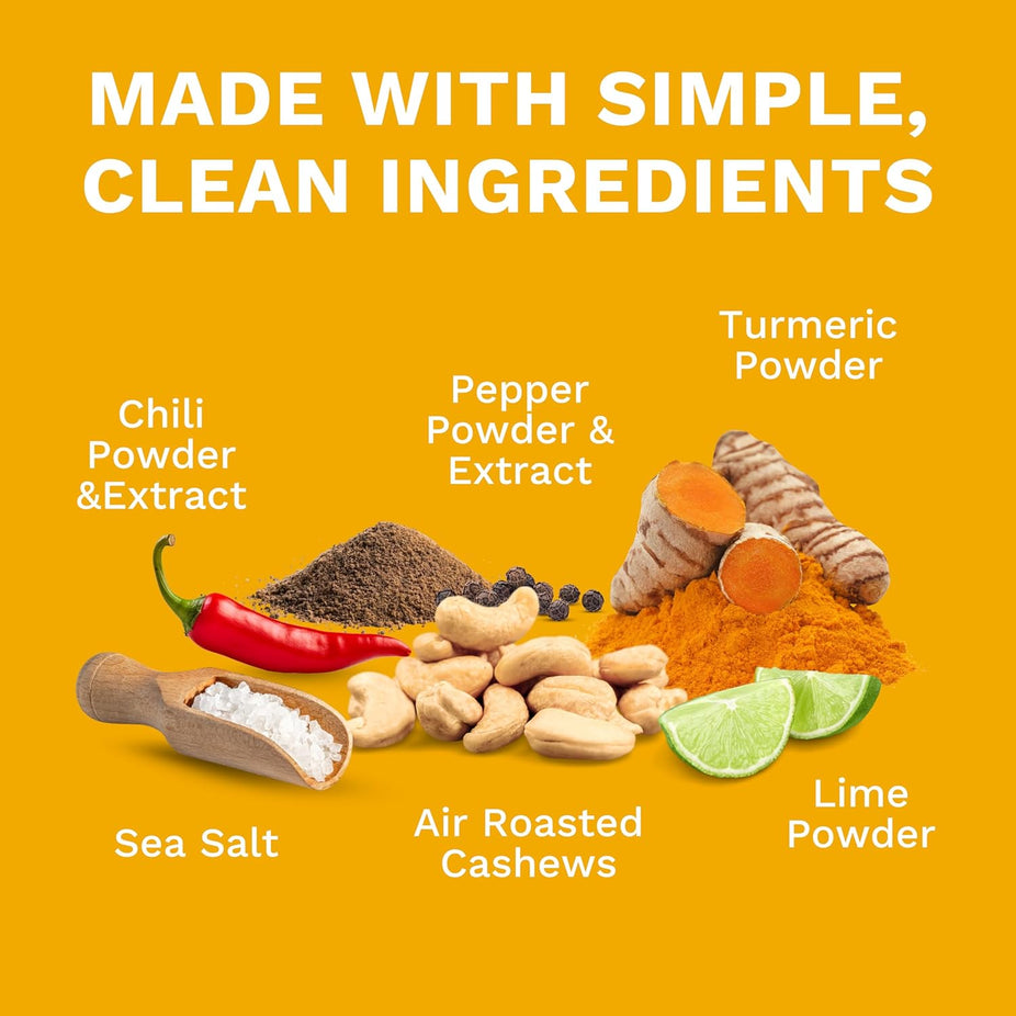 Golden Turmeric Wrapped Cashews