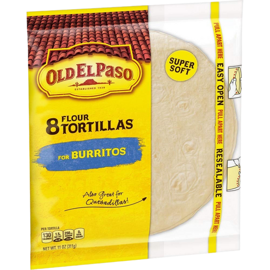 Flour Tortillas - Burritos (8 CT)