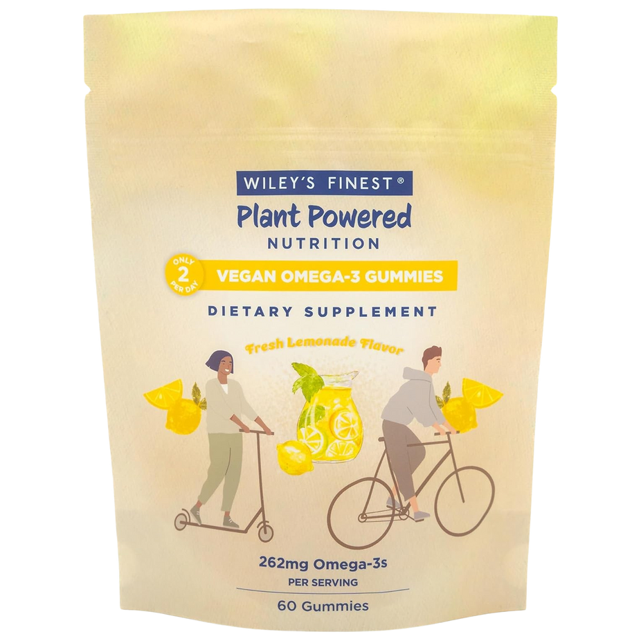 Vegan Omega 3 Adult Gummies - Fresh Lemonade (60 Tablets)