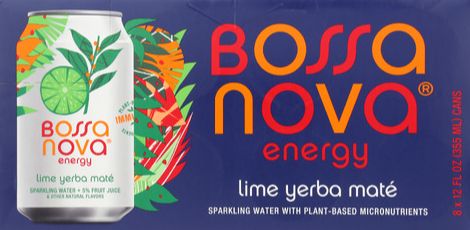 Lime Yerba Mate Sparkling Water (8 Pack)