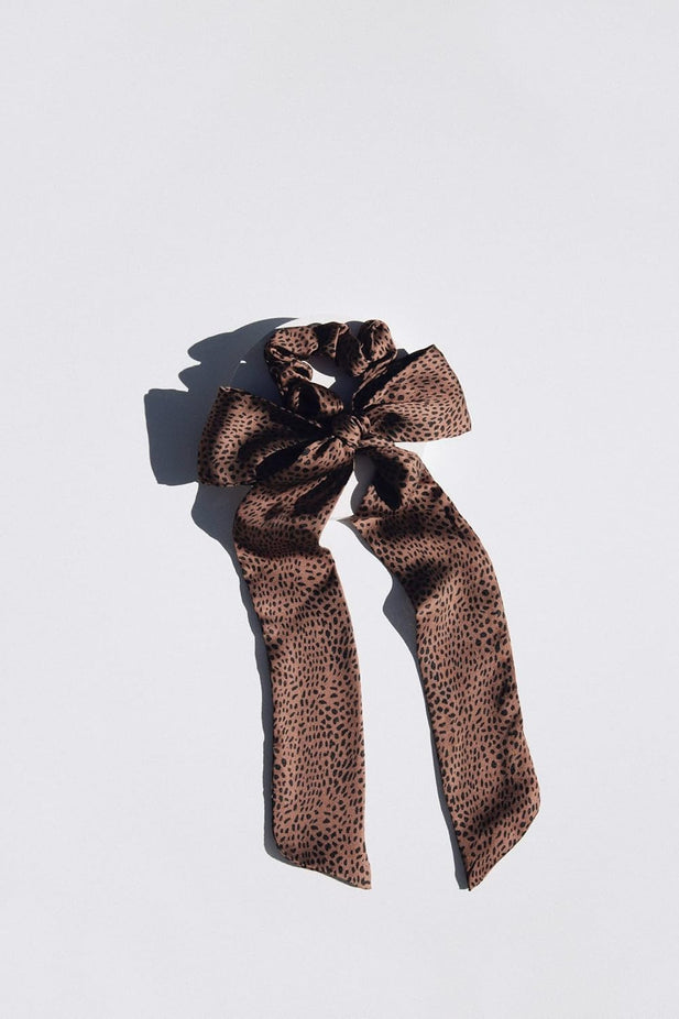 The Scrunchie + Scarf Set  - Cheetah