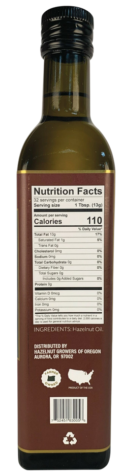 Hazelnut Cold Press Oil