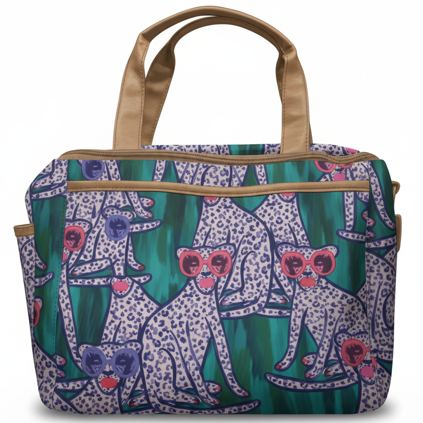 Mapleton Lunch Bag - Shady Pink Cheetah