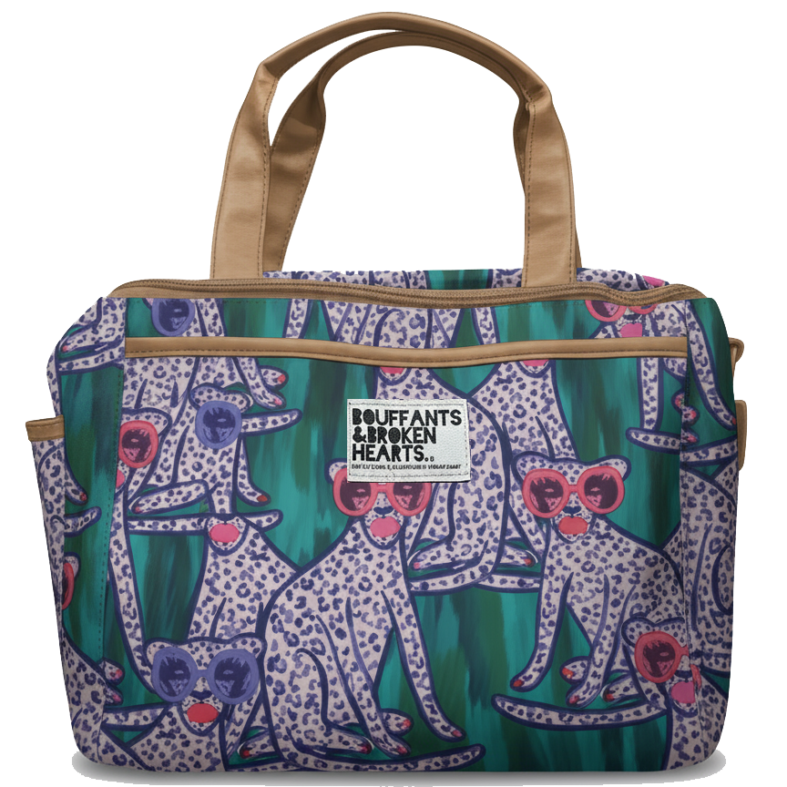 Mapleton Lunch Bag - Shady Pink Cheetah