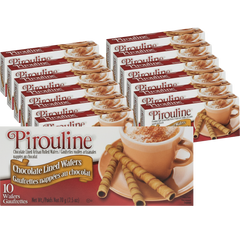 Chocolate Lined Rolled Wafers (12 Pack)