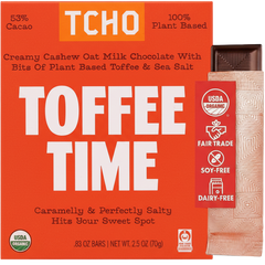 Toffee Time Oat Milk Chocolate Bar (10 Pack)