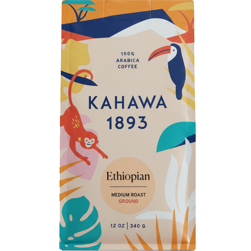 Ethiopian Single Origin - Medium Roast Ground Coffee