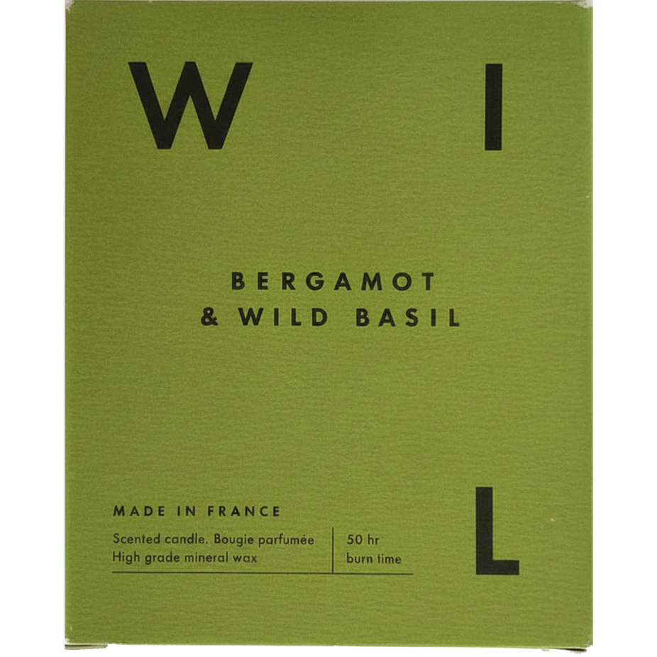 Bergamot & Wild Basil Luxury Scented Candle