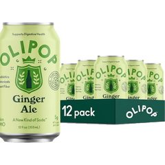 Ginger Ale Prebiotic Soda (12 Pack)