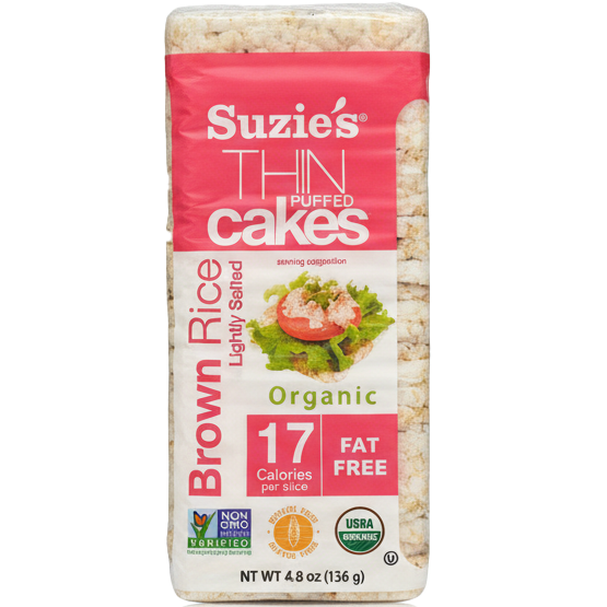 Organic Lightly Salted Brown Rice Thin Puffed Cakes