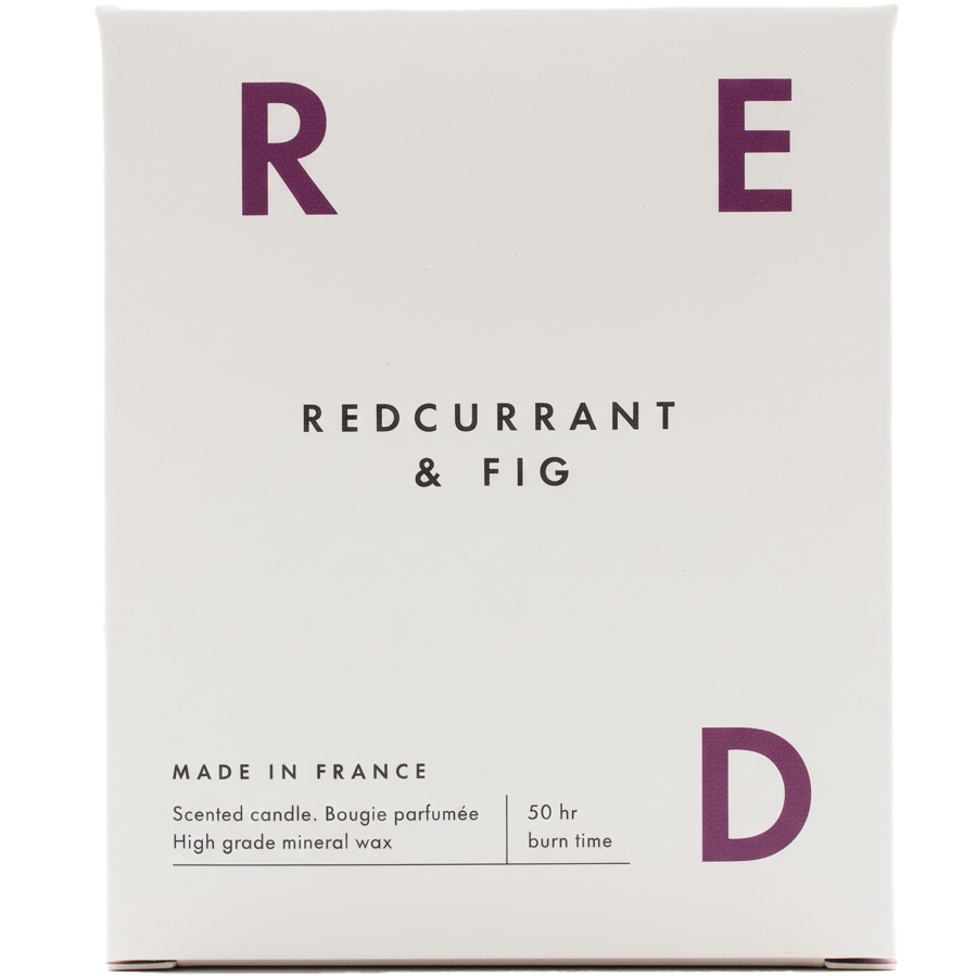 Redcurrant & Fig Luxury Scented Candle