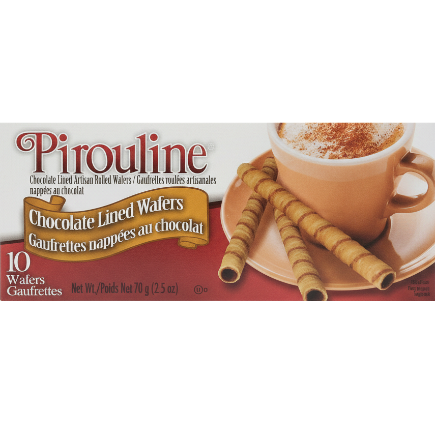 Chocolate Lined Rolled Wafers (12 Pack)
