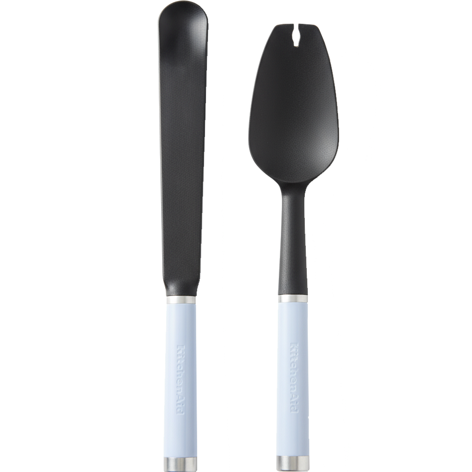 2-Piece Classic Silicone Specialty Spatula Set - Lavender Cream