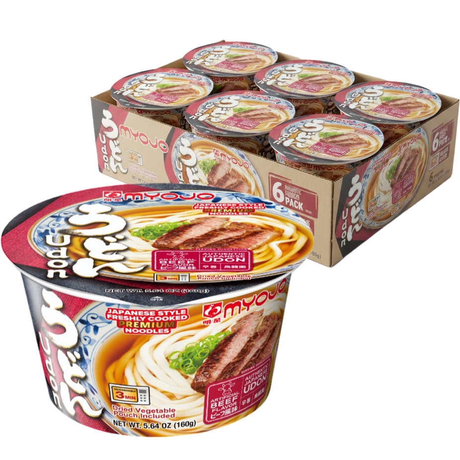 Myojo Udon Bowl Beef (6 CT)
