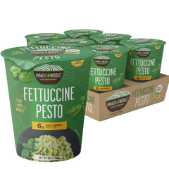 Low Carb Instant Cup Noodles Fettuccine Pesto (6 Pack)
