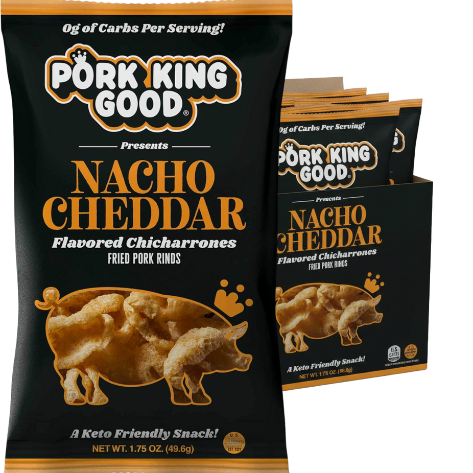 Nacho Cheddar Pork Rinds (12 CT)